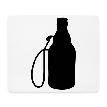 Biertankstelle - Mousepad (Querformat) - Weiß - Vorne
