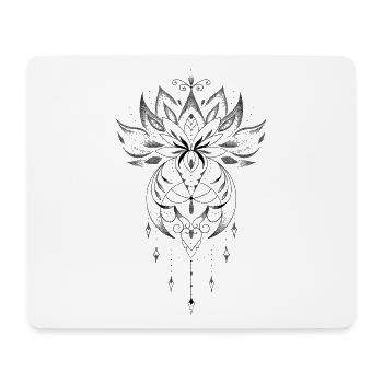 Ornamental lotus flower - Mouse Pad (horizontal) - white - Front