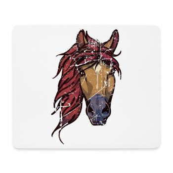 Vintage Horses Icelandic Horses Horse Fool Icelanders - Mouse Pad (horizontal) - white - Front