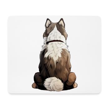 Siberian Husky - Mousepad (Querformat) - Weiß - Vorne