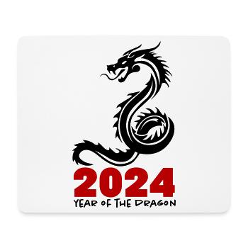 2024 - Mousepad (Querformat) - Weiß - Vorne