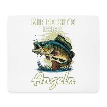 I've had enough, I'm going fishing! - Mouse Pad (horizontal) - white - Front