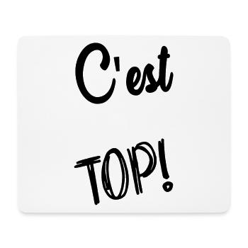 TOP. HUMOR. MOTTO. QUOTATION. MESSAGE. RETIREMENT. - Mouse Pad (horizontal) - white - Front