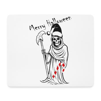 Grim Reaper with Candy Cane Halloween - Mouse Pad (horizontal) - white - Front