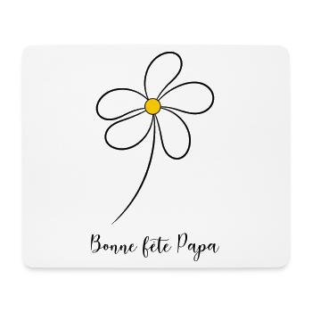 HAPPY FATHER'S DAY. DAD. FATHER'S DAY. FATHER - Mouse Pad (horizontal) - white - Front