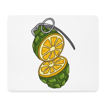 Tarnung einer Orange - Mousepad (Querformat) - Weiß - Vorne