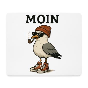 Moin Seagull White-tailed Eagle with Streetstyle Accessories - Mouse Pad (horizontal) - white - Front