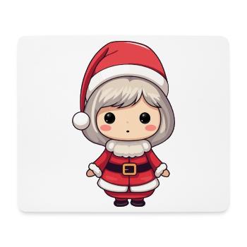 Chibi Santa Girl - Mouse Pad (horizontal) - white - Front