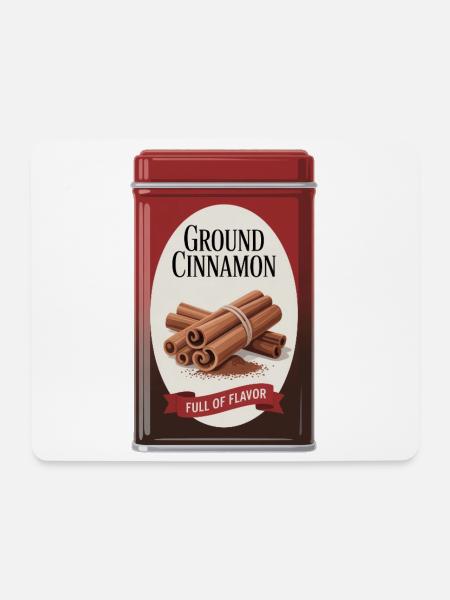 Ground Cinnamon Zimt Full Of Flavor - Mousepad (Querformat) - Weiß