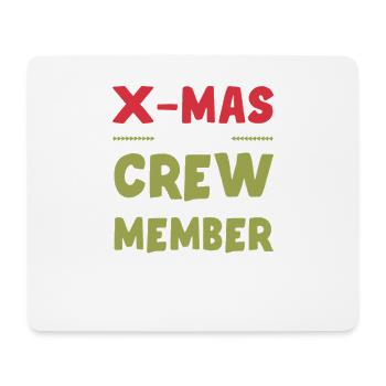 X-Mas Crew Mitglied - Mousepad (Querformat) - Weiß - Vorne