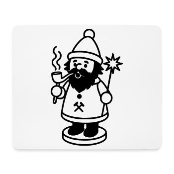 Räuchermann Räuchermännchen Erzgebirge - Mouse Pad (horizontal) - white - Front