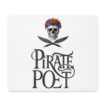 PIRATE POET - let's talk - Tapis de souris (format paysage) - blanc - Devant