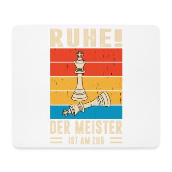 Schachspieler Geschenke Schach Zubehör Schachbrett - Mousepad (Querformat) - Weiß - Vorne