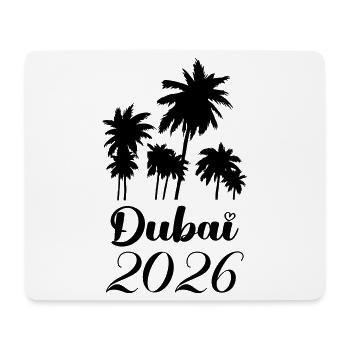 Dubai 2026 - Mousepad (Querformat) - Weiß - Vorne