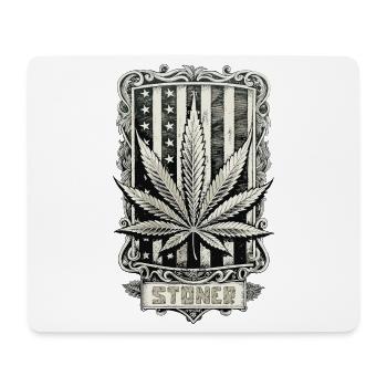Stoner - Mousepad (Querformat) - Weiß - Vorne