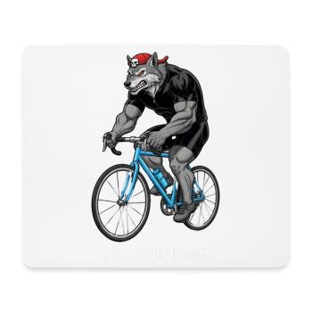 Vélo de route Vélo Vélo Sport Vélo VTT - Tapis de souris (format paysage) - blanc - Devant