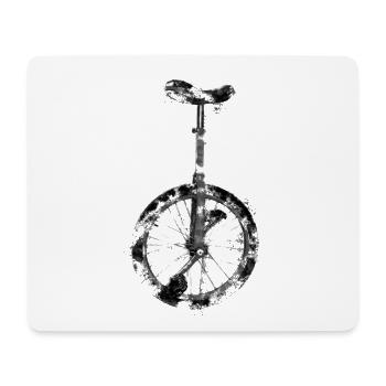 Unicycle | Descendance freestyle en monocycle - Tapis de souris (format paysage) - blanc - Devant