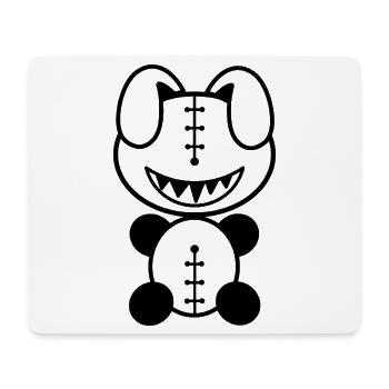 Plush: Silly - Mouse Pad (horizontal) - white - Front