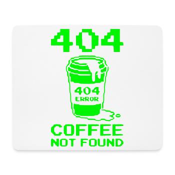 404 Non trouvé, T-shirt de développeur logiciel, sweat à capuche - Tapis de souris (format paysage) - blanc - Devant