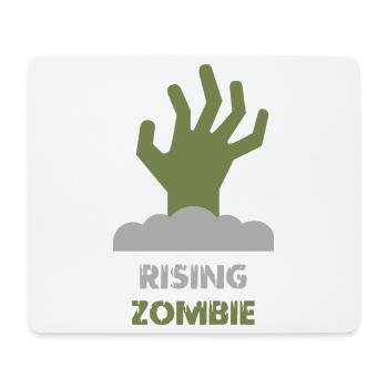 Zombie Hand T-Shirt – Gruseliges untotes Grafikdesign - Mousepad (Querformat) - Weiß - Vorne