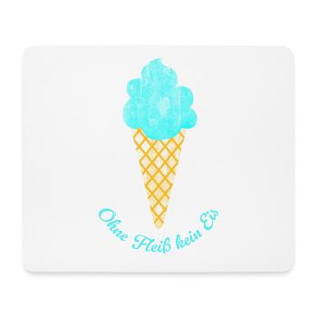 Eis Waffel coole Sprüche Quote Sommer Eiscreme Fan - Mousepad (Querformat) - Weiß - Vorne