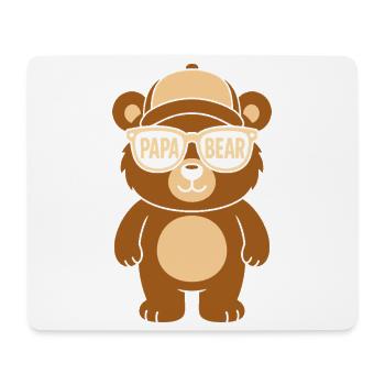 Papa Bear - Mousepad (Querformat) - Weiß - Vorne