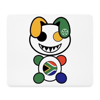 Foot Plush: South Africy - Mouse Pad (horizontal) - white - Front