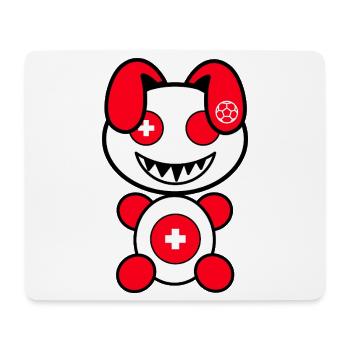 Foot Plush: Swissy - Mouse Pad (horizontal) - white - Front