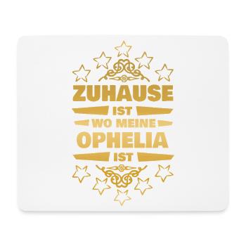 Ehefrau Ophelia - Mousepad (Querformat) - Weiß - Vorne