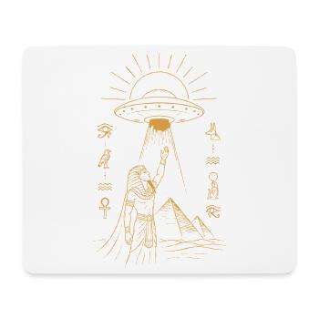 Pharao UFO-Vision - Mousepad (Querformat) - Weiß - Vorne