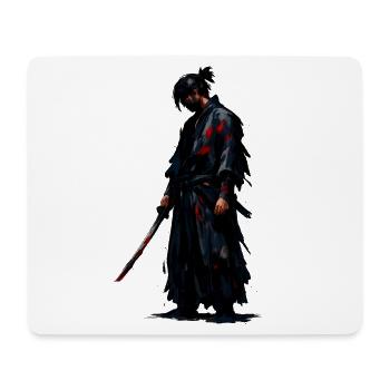 Dunkler Samurai Blutklinge - Mousepad (Querformat) - Weiß - Vorne