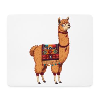 No drama, just llama - Mouse Pad (horizontal) - white - Front