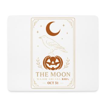 Gruseliger Halloween-Rabe - Mousepad (Querformat) - Weiß - Vorne