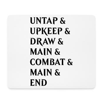 The Steps Of A Turn – schwarz - Mousepad (Querformat) - Weiß - Vorne