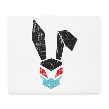 Crazy Easter with MNS mask - geometric - Mouse Pad (horizontal) - white - Front