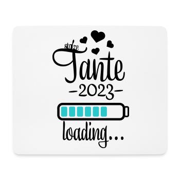 tante 2023 is loading - Mousepad (Querformat) - Weiß - Vorne