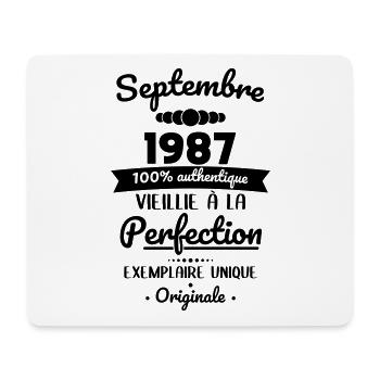 Anniversaire 35 ans - Septembre 1987 Originale - Tapis de souris (format paysage) - blanc - Devant