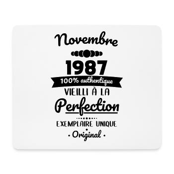 Anniversaire 35 ans - Novembre 1987 Original - Tapis de souris (format paysage) - blanc - Devant