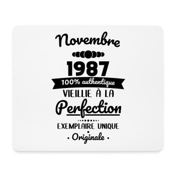 Anniversaire 35 ans - Novembre 1987 Originale - Tapis de souris (format paysage) - blanc - Devant