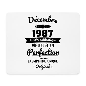 Anniversaire 35 ans - Décembre 1987 Original - Tapis de souris (format paysage) - blanc - Devant