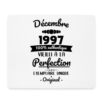 Anniversaire 25 ans - Décembre 1997 Original - Tapis de souris (format paysage) - blanc - Devant