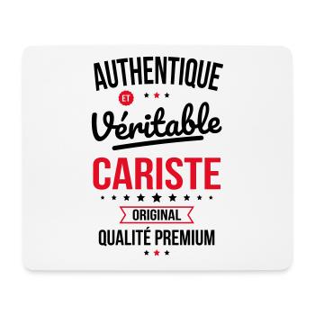 Authentique et véritable cariste - Original - Tapis de souris (format paysage) - blanc - Devant