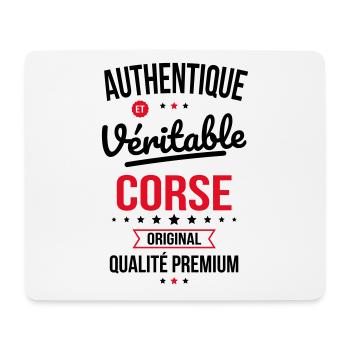 Authentique et véritable Corse - Original - Tapis de souris (format paysage) - blanc - Devant