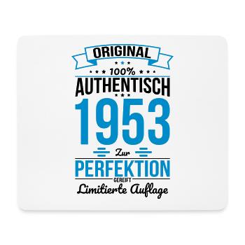 70. Geburtstag - Original 1953 100% Authentisch - Mousepad (Querformat) - Weiß - Vorne