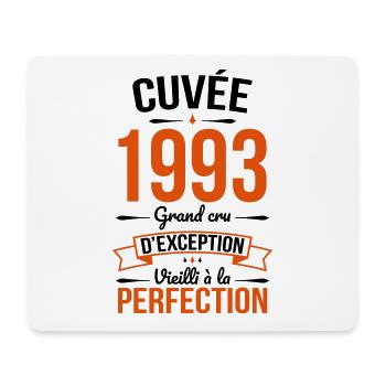 Anniversaire 30 ans - Cuvée 1993 - Cadeau Humour - Tapis de souris (format paysage) - blanc - Devant