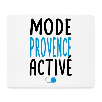 Mode Provence Activé - Idée Cadeau - Tapis de souris (format paysage) - blanc - Devant