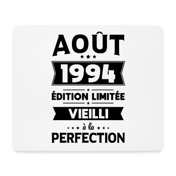 Anniversaire 30 ans - Août 1994 Perfection - Tapis de souris (format paysage) - blanc - Devant