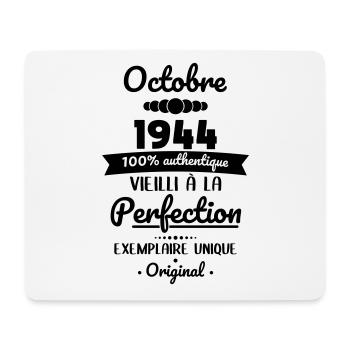 80th Anniversary - October 1944 Original - Mouse Pad (horizontal) - white - Front