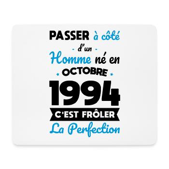 30th Birthday - Born in October 1994 - Mouse Pad (horizontal) - white - Front