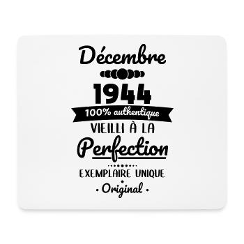 80th Anniversary - December 1944 Original - Mouse Pad (horizontal) - white - Front